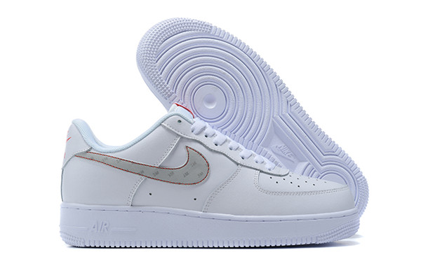 Women's Air Force 1 Low Top White Shoes 094